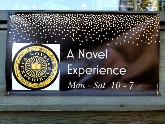 A NOVEL EXPERIENCE BOOKSTORE in Zebulon, Georgia.