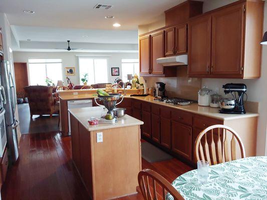 Before - here's what our kitchen looked like before the remodel.