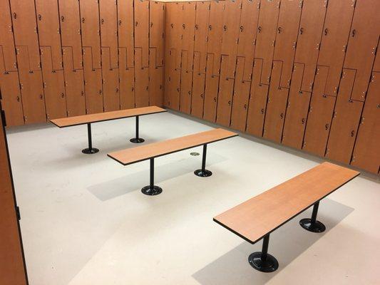 Women's lockers