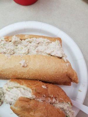 Tuna sub plain