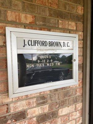 Dr Browns office