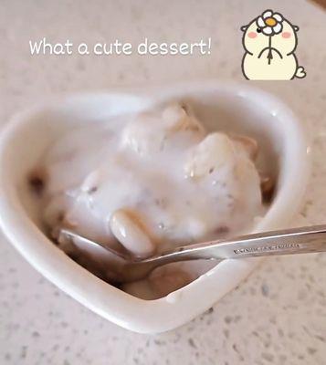 Sweet bean dessert