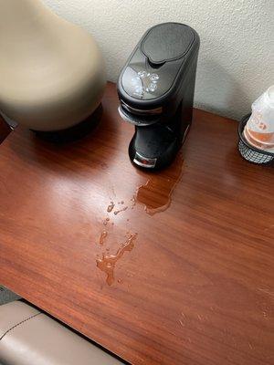 Coffee Maker was already full of water.