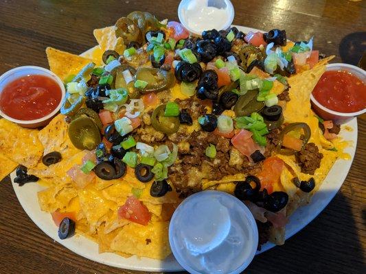 Beef Nachos for $12 (hh).