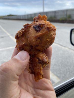 Loaded clam cake!