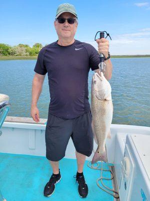 10 lb.4 Oz. Red Drum catch and release  good action, fun to catch