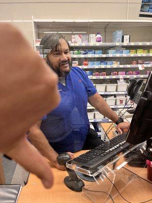 Rude person at Walgreens El Dorado Hills .