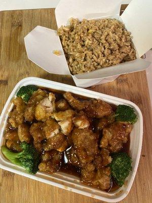 Orange chicken