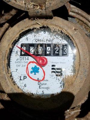 This tiny dial tells a big story about your water system. Call IDC today for the explanation!