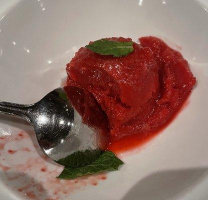 Delicious sorbet