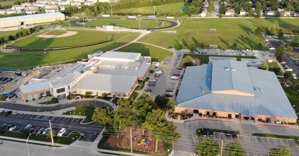 Aerial shot of Summit Christian Academy