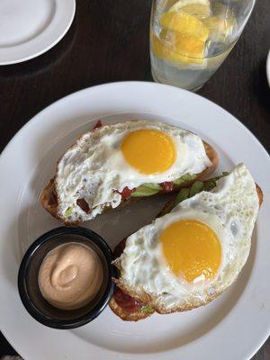 Brunch eggs Benedict