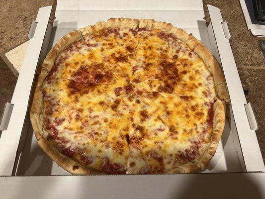 Large deep dish cheese