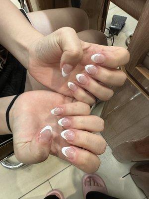 "french tips" done by express nails