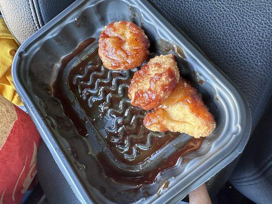 Honey BBQ Saucy Nuggets