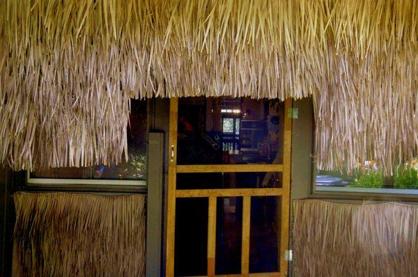 Thatched doorway