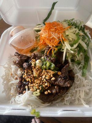 #29 lemongrass beef vermicelli bowl