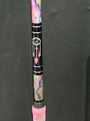 Custom made rod. Dreamcatcher weave. We can pretty much do anything on customizing a good fishing rod for you.