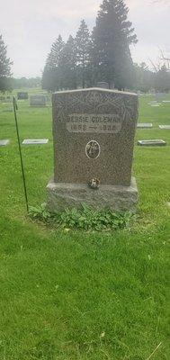 Pilot Bessie Coleman grave.