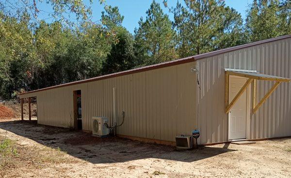 30 x 30 classroom with AC and heat.