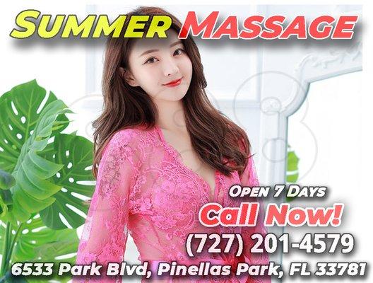 Summer Massage - Pinellas Park