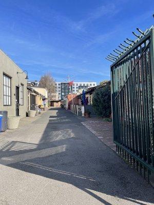 Alley of the Barbershop