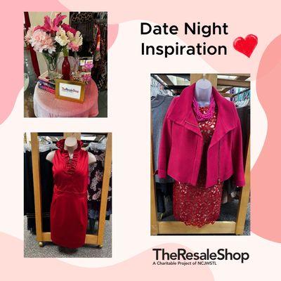 Shop for your Valentine date outfit at The Resale Shop.