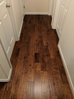 Install Engineered Hardwood Floors 12-27-17