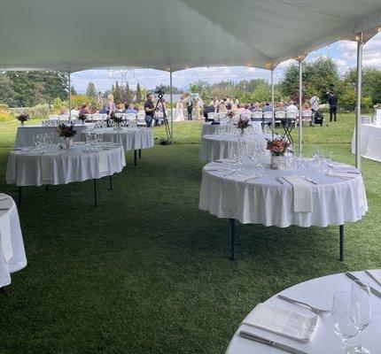 The Carey Gardens: beautiful day on beautiful land for a beautiful wedding day!