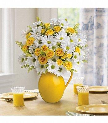 Sunny Day Pitcher by Hoover-Fisher Florist