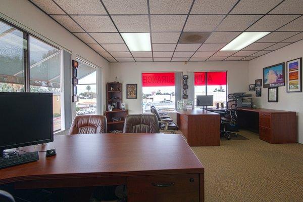 This is an interior shot of our front office where all of the insurance magic happens!