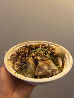 Spicy 13. Wontons with Spicy Sauce