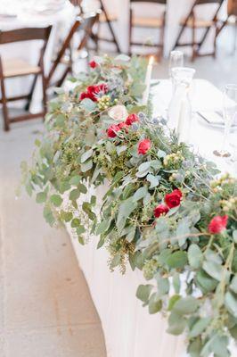 Sweetheart Table Garland