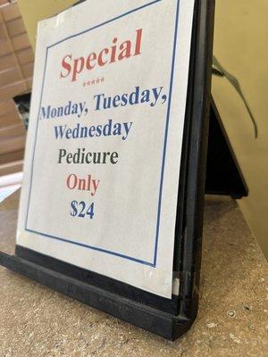 Special  pricing.