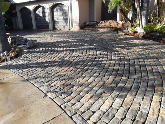 Old World Pavers Driveway