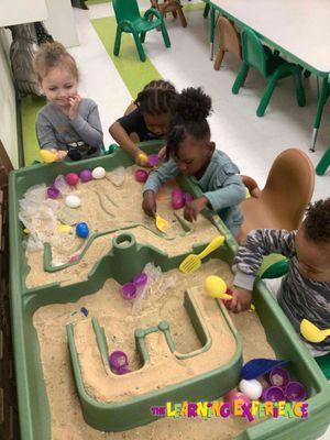 Sensory play at TLE