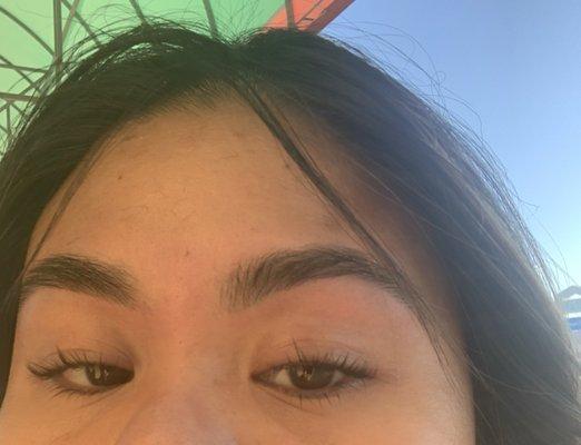 4.19.19 brow threading with Dipta $8