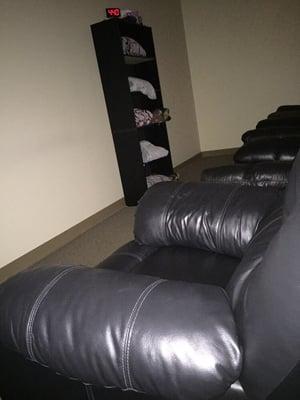 Part of the relaxation room