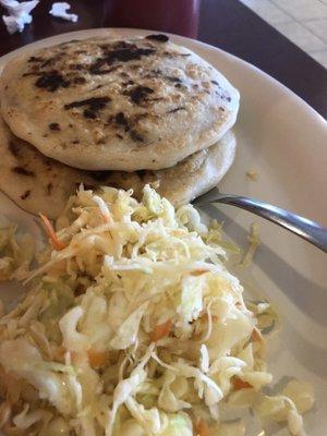 Steak and chicken papusas