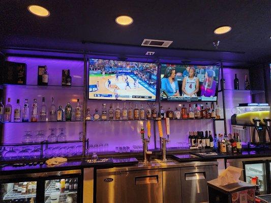 Bar area. March Madness