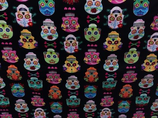 Great day of the dead fabric