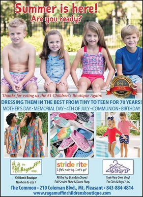 Dressing children from head to toe, tiny to teen, for 70 years!