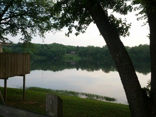 View from picnic tables.