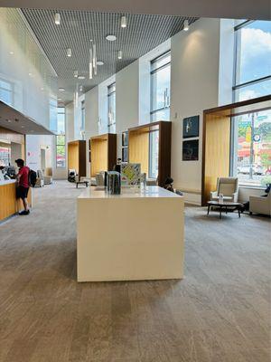 Spacious lobby @ Cleveland Park Library