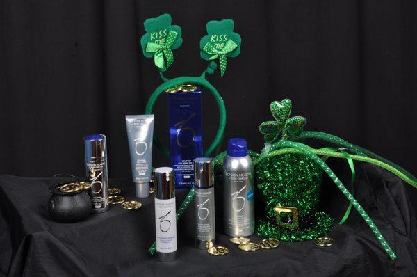 Our ZO Skin Health Products are getting ready for St. Patrick's Day