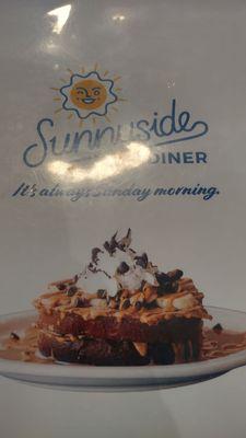 The front cover of the menu.