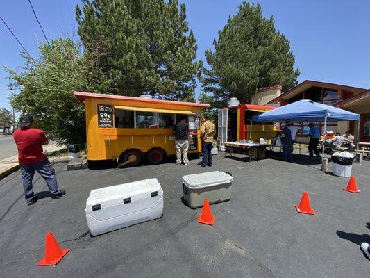 Full food truck set up