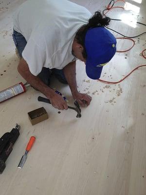 We Install and Finish your traditional and reclaimed hardwood floors.