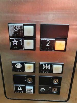 elevator buttons