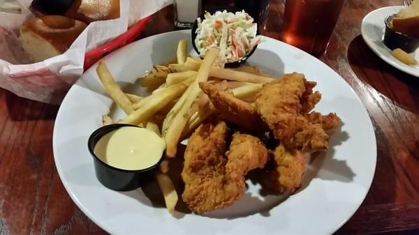 Chicken tenders and fries